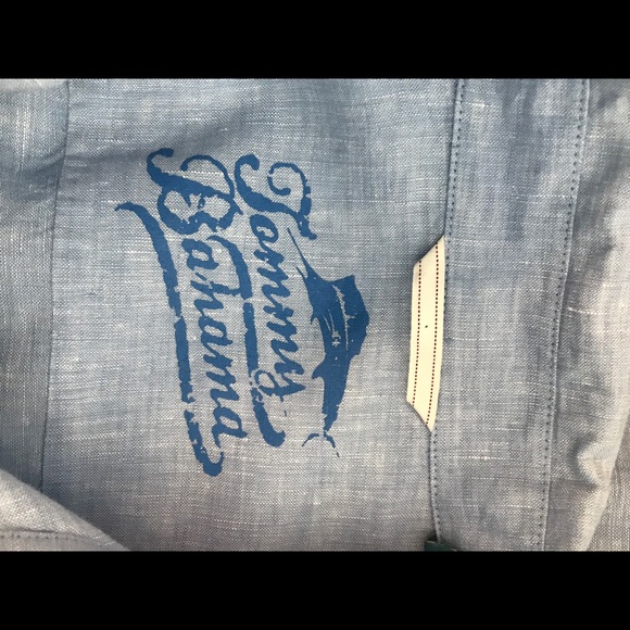 Tommy Bahama 100% Linen Relaxed Fit Shirt - Picture 8 of 8